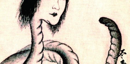 日本の妖怪「濡れ女」